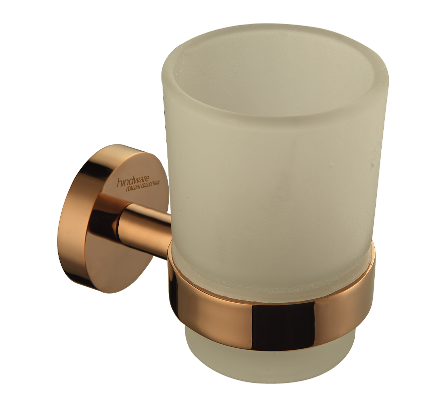 Hindware , Addons & Accessories Rose Gold , Tumbler Holder , F880001RGD