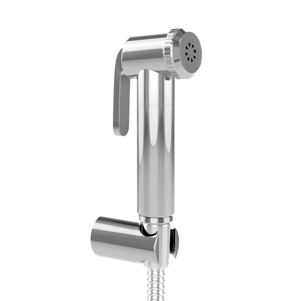 Jaquar , Allied , Hand Shower (Health Faucet) with 8mm Dia , 1.2 Meter Long Flexible Tube & Wall Hock , ALD-573