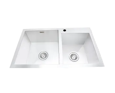 JAYNA , NOBLE SQUARE SERIES R-O Sinks with 1.0 mm , Thickness , Zero Radius & Satin Finish , 34 x 20 x 09  JNS 3420 TDBN