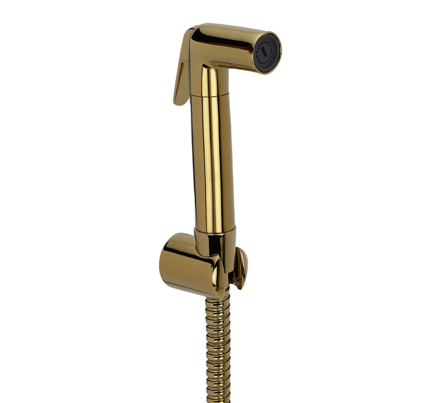 Hindware , Addons & Accessories , Health Faucet with 1 25Mtr . Hose pipe & Hook , F160181PGD