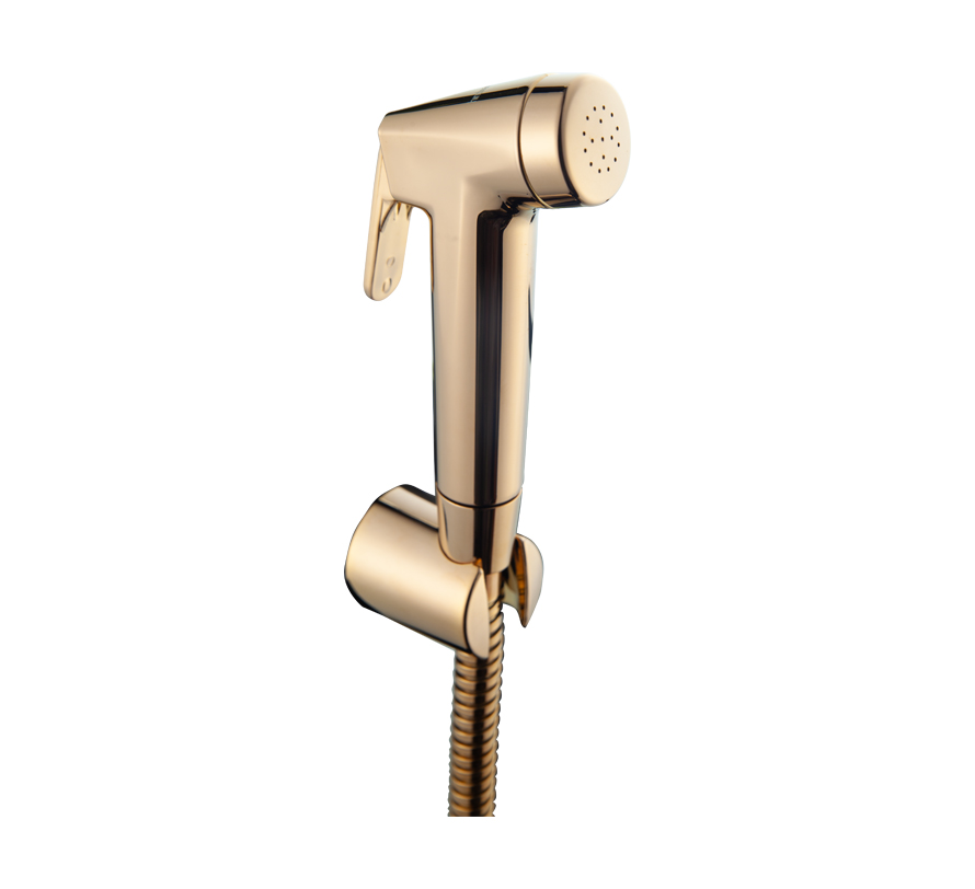 Hindware , Addons & Accessories , Health Faucet ABS with Hook & 1.2Mtr SS Flexible Tube , F160152PGD
