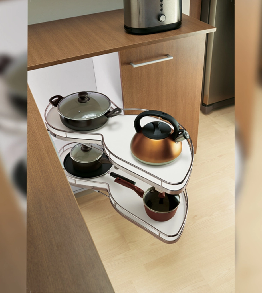 Godrej , Super Skido - Corner Solutions Swing Tray , 810 x 480 x 770 , 32