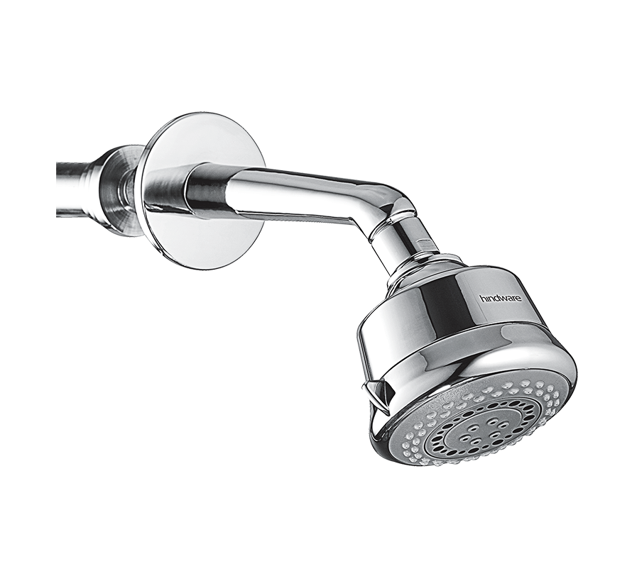 Hindware 3 Flow Overhead Shower 090mm Rubbit Cleaning System , (F160051)