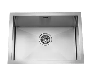 JAYNA , NOBLE SQUARE SERIES R-O Sinks with 1.0 mm , Thickness , Zero Radius & Satin Finish , 30 x 18 x 09 , JNS 3018