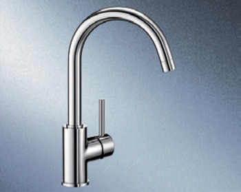 Hafele , Blanco Mida Deck Mounted Kitchen Faucet , Chrome , 569.04.230