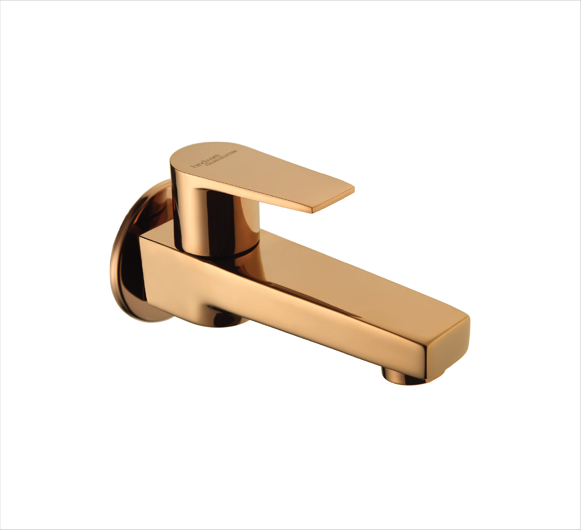 Hindware , Element Rose Gold , Bib Cock with wall Flange , F360004RGD