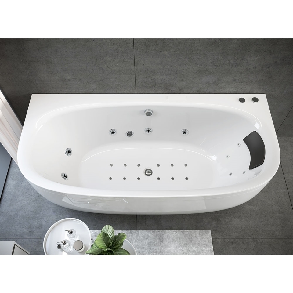 Jaquar , ARC , Whirlpools , 1900 x 900 x 470mm , JWP-WHT-ARC190WX