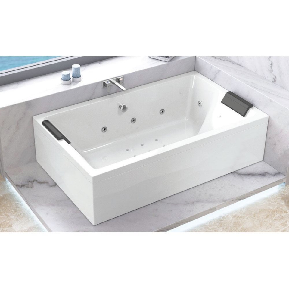 Jaquar , Kubix Prime , Whirlpools , 1800 x 1100 x 470mm , JWP-WHT-KUBIXPM180WX