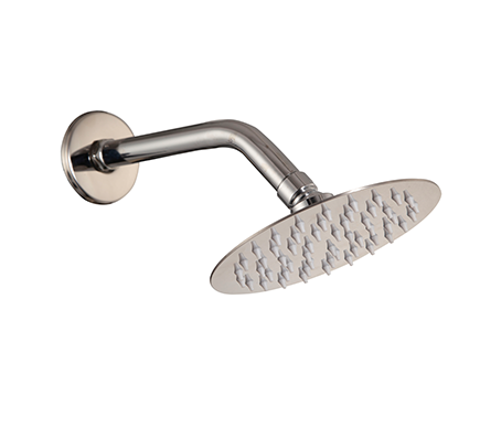 Hindware Ultra Thin SS Rain Shower with 225mm Shower ARM - SF , (F160144) -150mm 