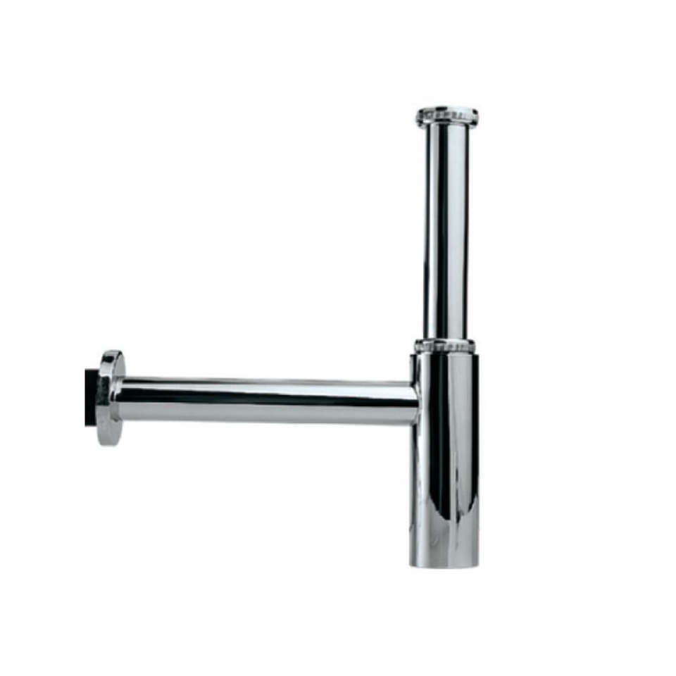 Jaquar , Allied , Bottle Trap 32mm Size with 250mm & 190mm Long Wall Connection Pipes & Wall Flange , ALD-769L250X190