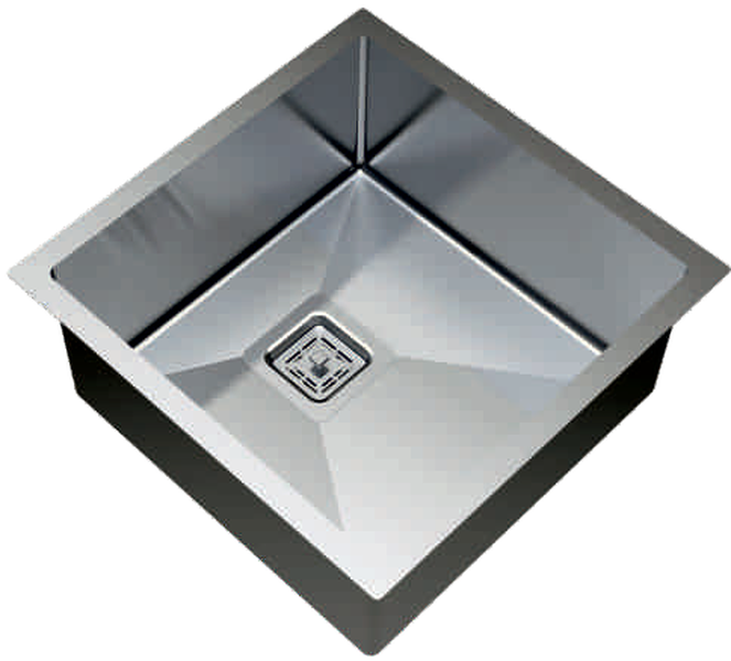 Carysil , Micro radius R10 Single Bowl , 34 x 17 x 8 , s.s 304