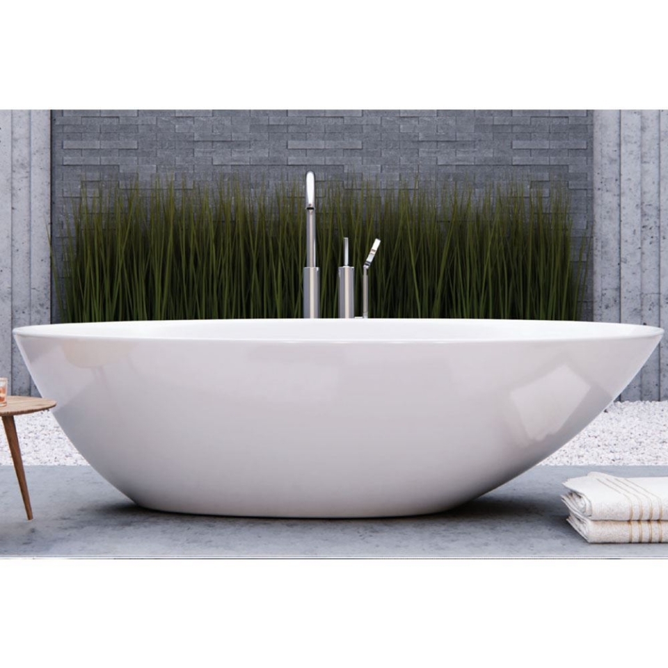 Jaquar , Freestanding Bathtubs , Eggy , 1700 x 850 x 450/580mm , JBT-WHT-FSBTPB278X