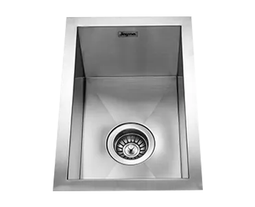 JAYNA , NOBLE SQUARE SERIES R-O Sinks with 1.0 mm , Thickness , Zero Radius & Satin Finish , 12 x 18 x 08 , JNS 1218