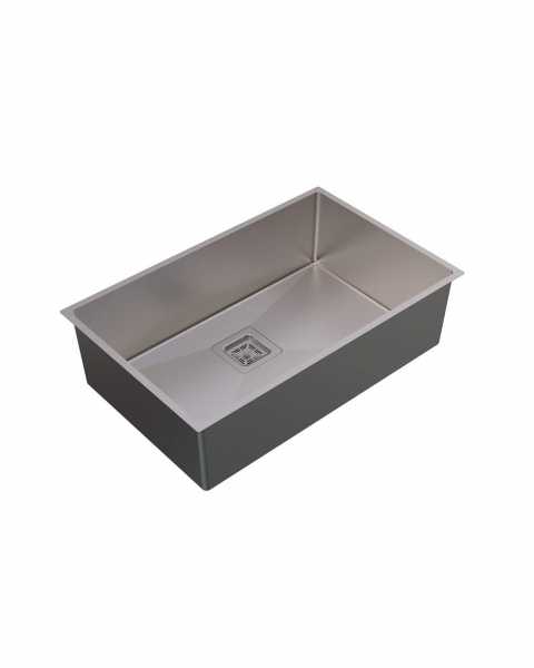 Carysil , Micro Radius R10 (3 mm) Single Bowl , 21 x 18 x 8 , s.s 304