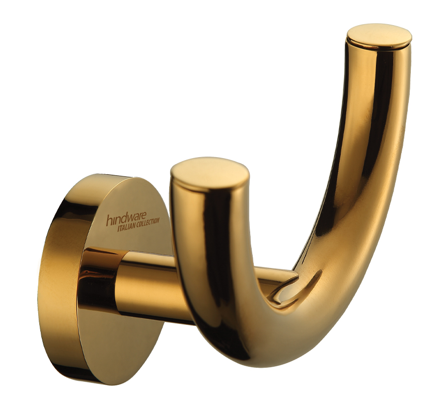 Hindware , Addons & Accessories Gold , Robe Hook , F880004PGD