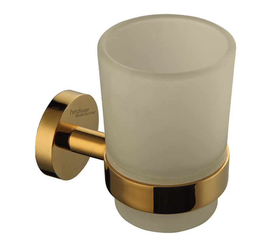 Hindware , Addons & Accessories Gold , Tumbler Holder , F880001PGD