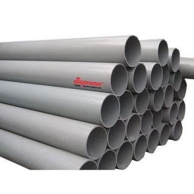 Supreme PVC Pipe 10 KGF 6 Mtrs , 200mm , 8
