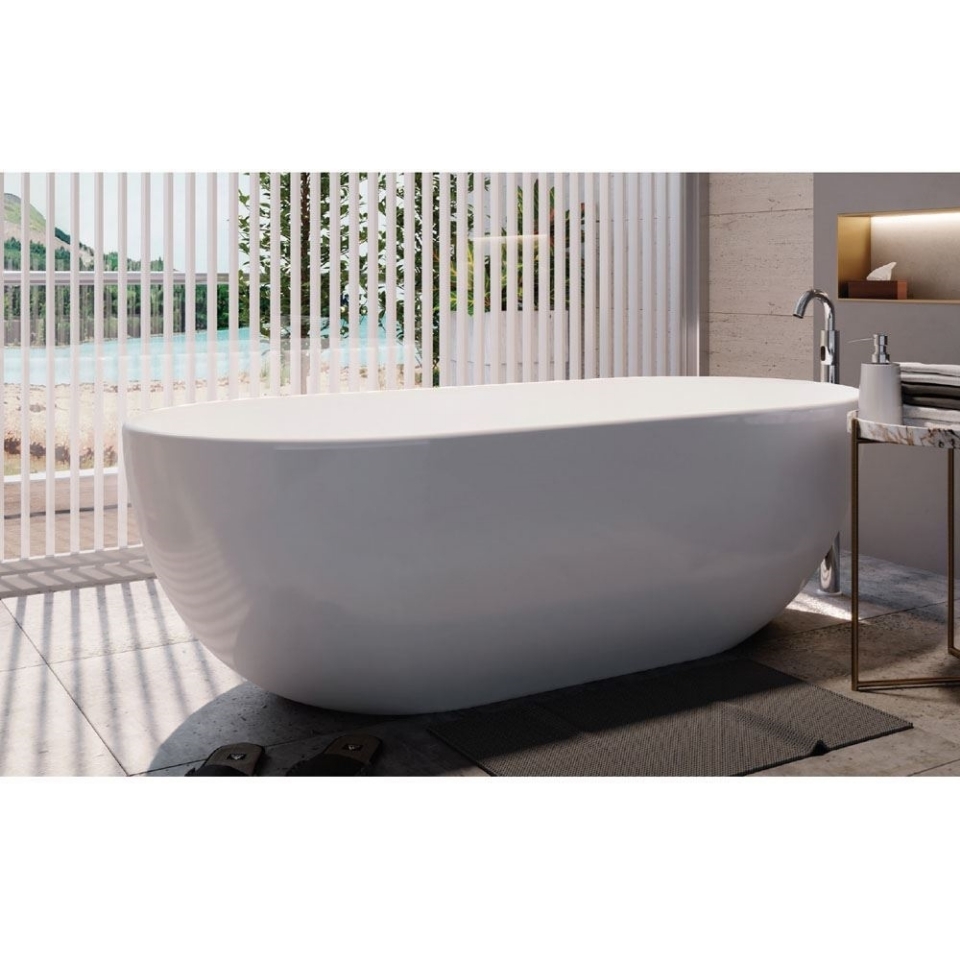 Jaquar , Freestanding Bathtubs , Saipan , 1690 x 800 x 445/560mm , JBT-WHT-FSBT177544X