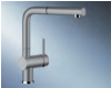 Hafele , Tap, Blanco - Silgranite, Extendable spray head , Alu Metallic , 565.68.950
