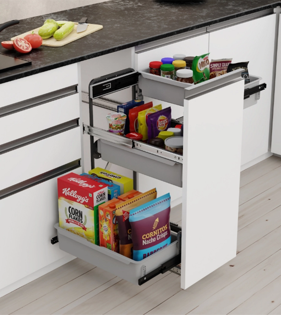 Godrej , Universal Skido - Super Slide Out Pantry , 482 x 257 x 700 , 19