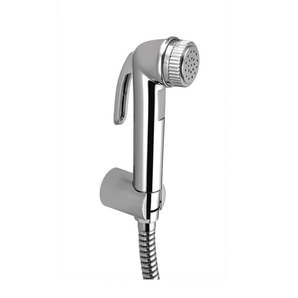 jaquar , Allied , Hand Shower (health Faucet) (ABS Body) with 8mm Dia , 1.5 Metre Long Spirochrome Flex Tube & Wall Hook , ALD-587