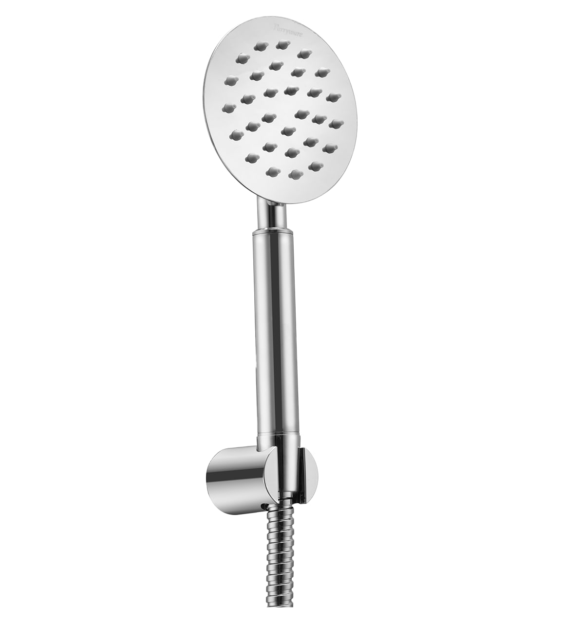 Parryware Easy cleaning hnad shower 100mm (with 1.5 mtr hose & hook) - Rain flow - chrome finish , T9870A1 