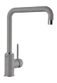 Hafele , Single lever tap, Mixer tap, Blanco Mili Silgranit look , Alu Metallic , 569.09.960