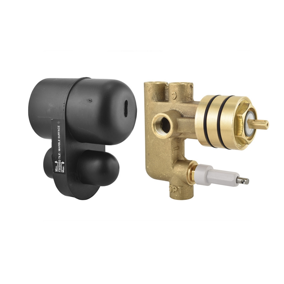 Jaquar , Allied , Concealed Body for 3-Inlet Single Lever Diverter with Button Assembly , ALD-193